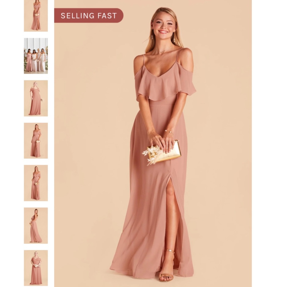 Birdie Grey Dusty Rose dress